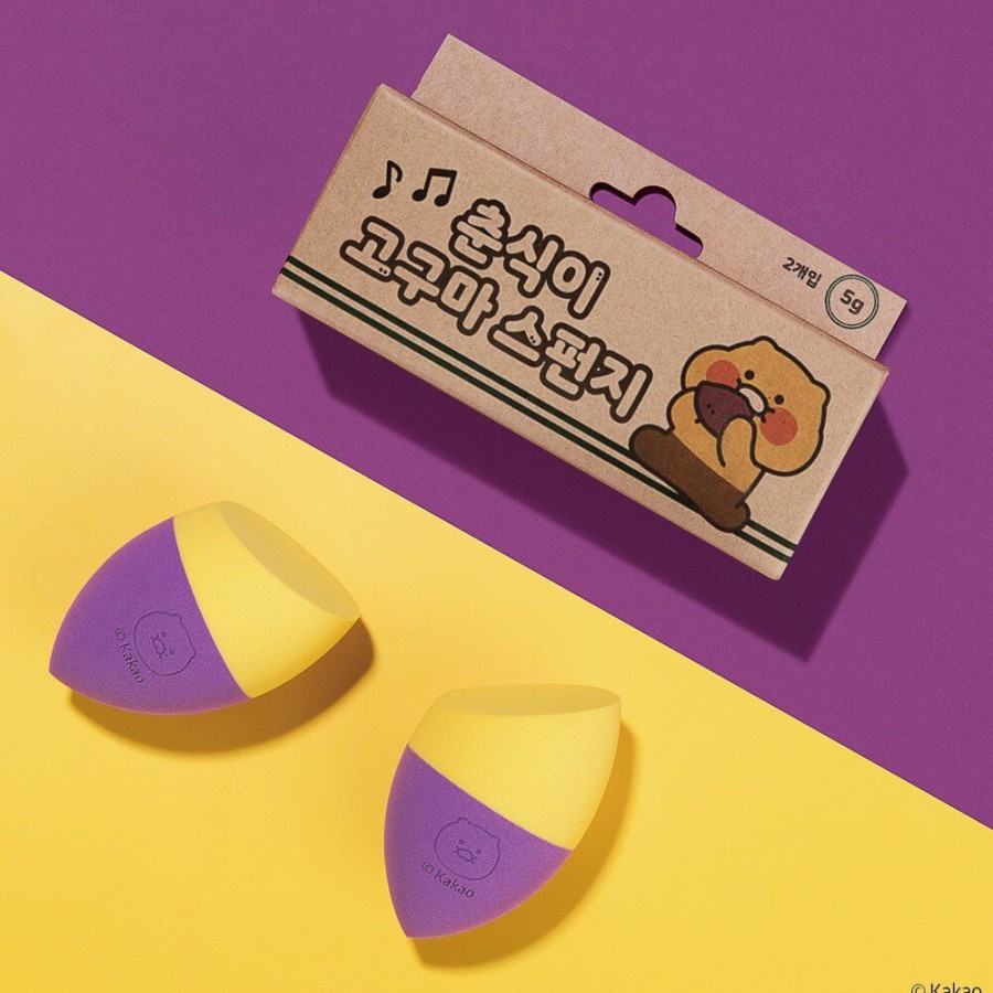 Cosmetics Kakao | Kakao Friends X Flalia Choonsik Sweet Potato Sponge (2P