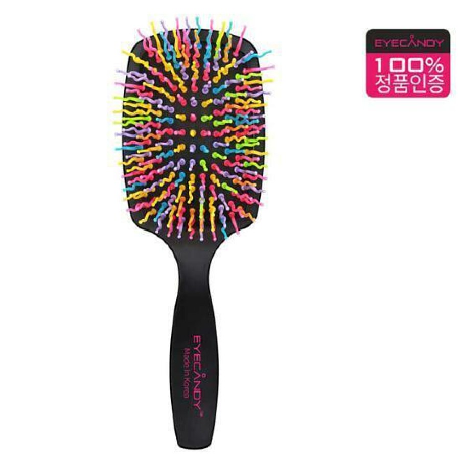 Hair Beauty Eye | Eye Candy Rainbow Volume S Brush Paddle - Black