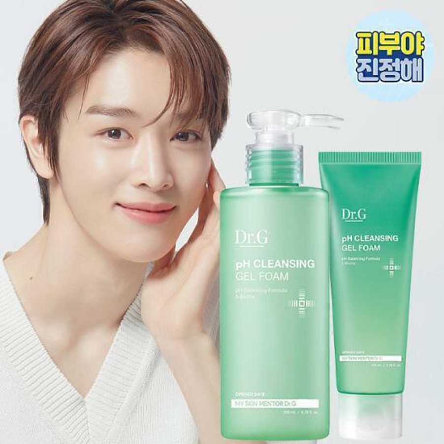 Skin Care Dr.G | Dr.G Ph Cleansing Gel Foam [Olive Young 200Ml+100Ml Set