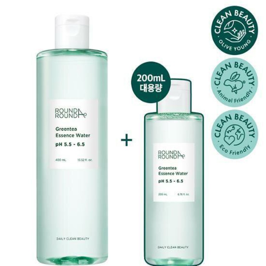 Skin Care Round | Round A Round Greentea Essence Toner 400Ml [Olive Young