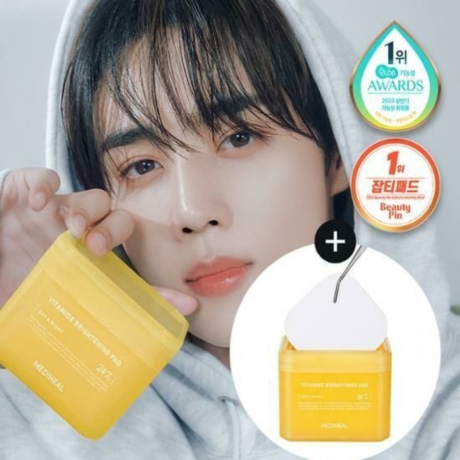 Skin Care Mediheal | Mediheal Vitamide Brightening Pad [100Pcs] [Olive Young