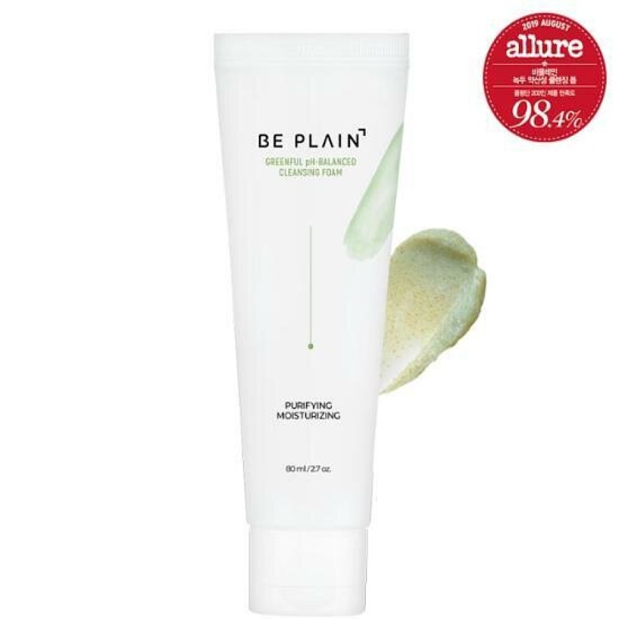 Skin Care BE | Be Plain Greenful Ph-Balanced Cleansing Foam 80Ml