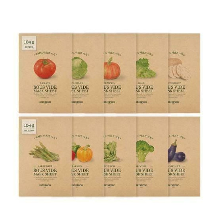 Skin Care SkinFood | Skinfood Sous Vide Mask Sheet [10Pcs]