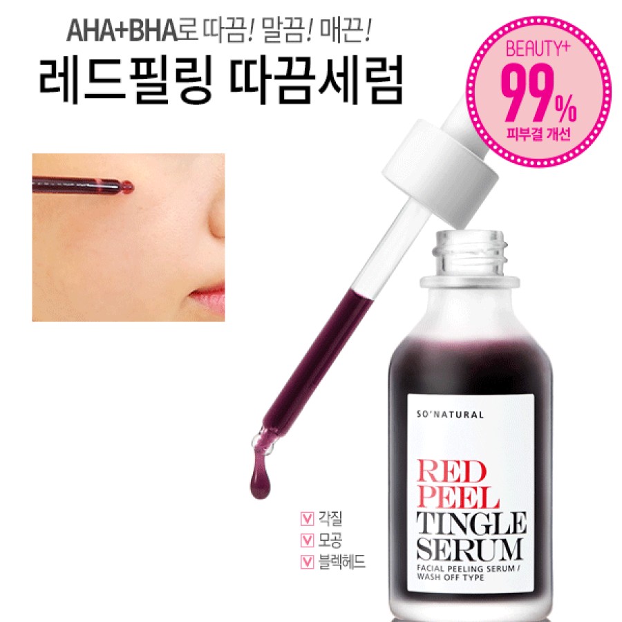 Skin Care So | So Natural Red Peel Tingle Serum 35Ml