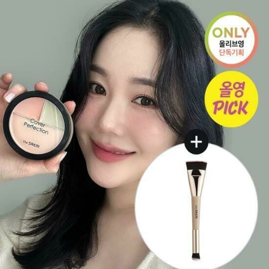 Cosmetics The | The Saem Cover Perfection Triple Foundation Balm [Olive