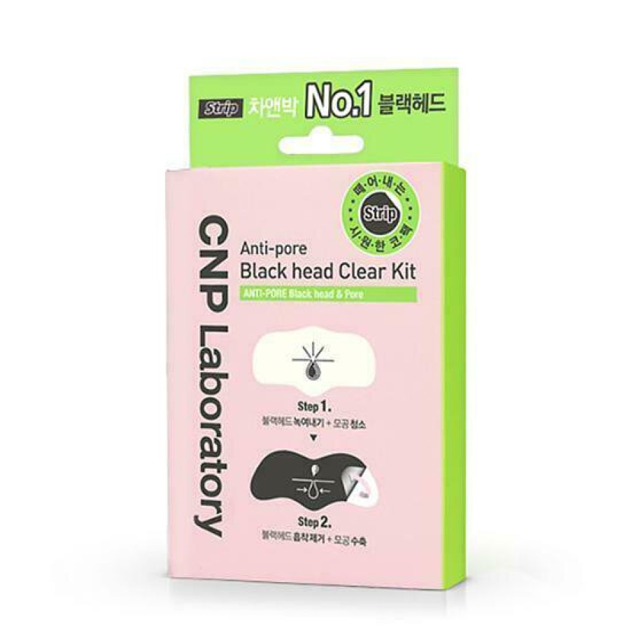 Skin Care CNP | Cnp Laboratory Anti-Pore Black Head Clear Strip Kit [3