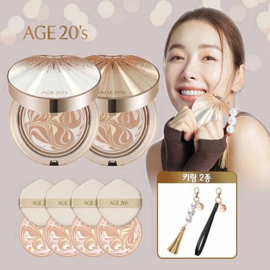 Cosmetics AGE | Age 20'S Essence Cover Pact Set [Aurora Gold Edition]