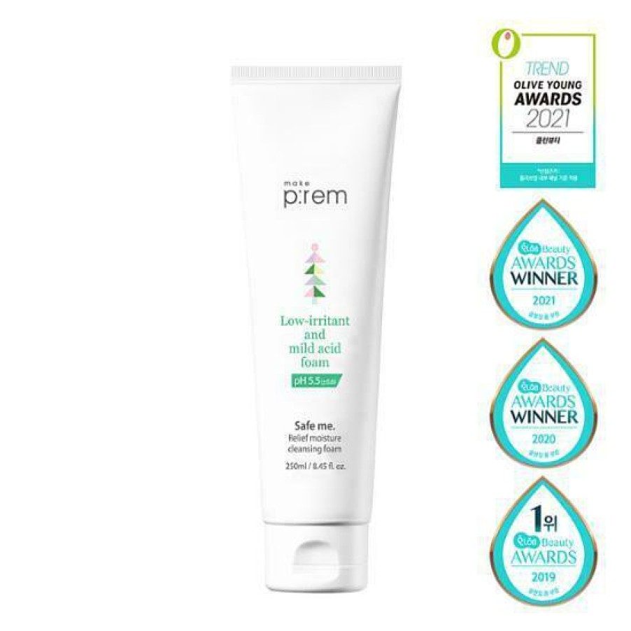 Skin Care Make | Make P:Rem Safe Me. Relief Moisture Cleansing Foam 250M