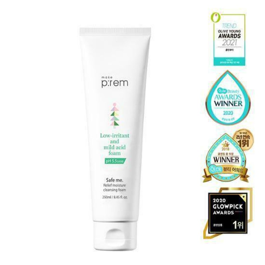 Skin Care Make | Make P:Rem Safe Me. Relief Moisture Cleansing Foam 250M