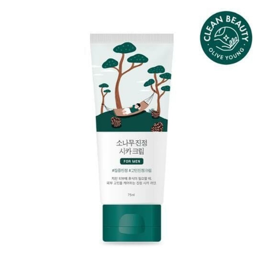 Mens Care Round | Round Lab For Men Pine Tree Soothing Cica Cream 75Ml