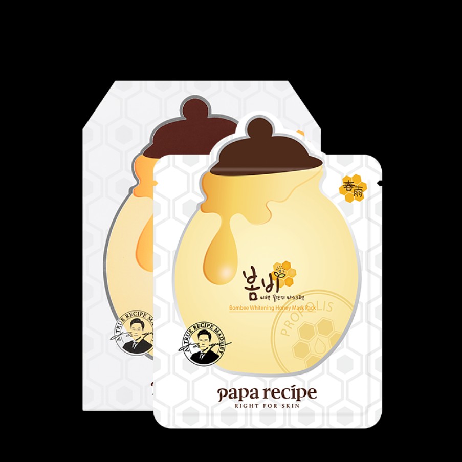 Skin Care Papa | Papa Recipe Bombee Whitening Honey Mask Pack [10Pcs]