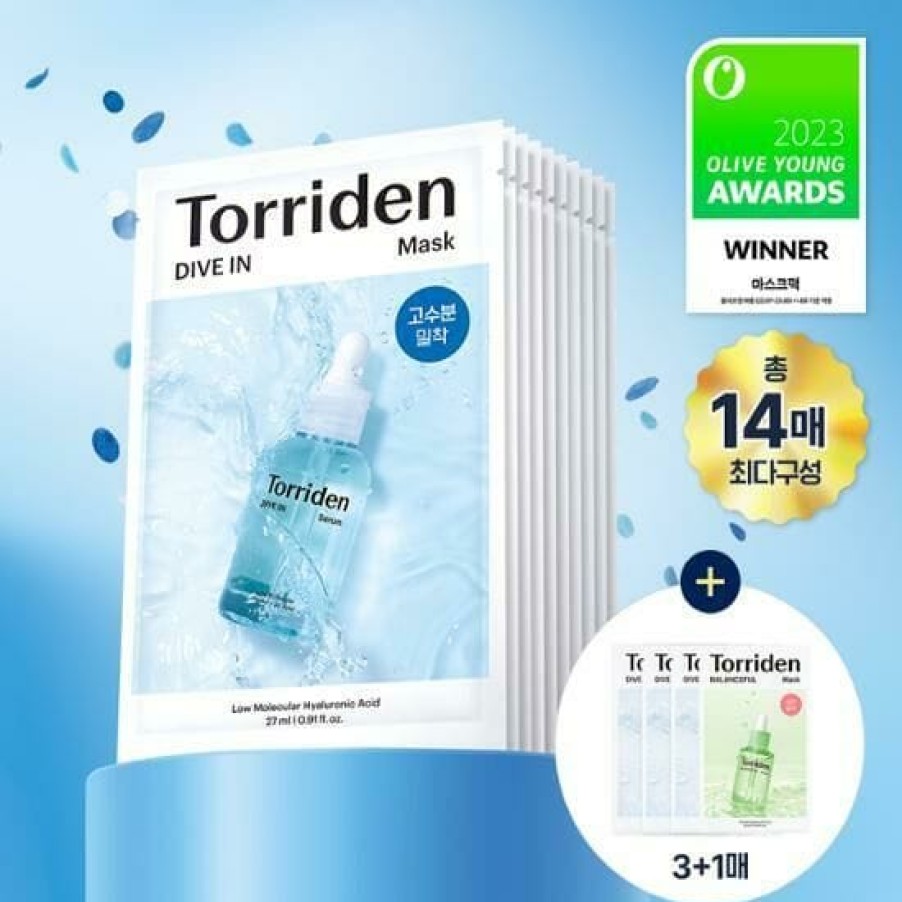 Skin Care Torriden | Torriden Dive-In Mask [10Pcs] [Olive Young 2023 Award P