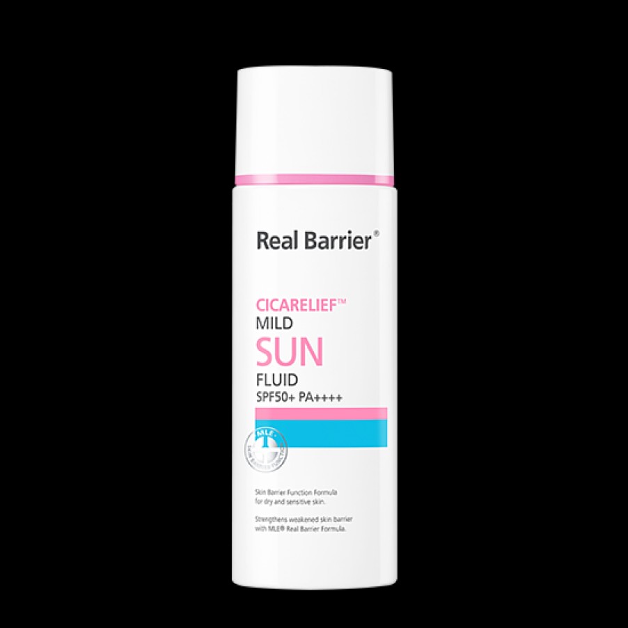 Skin Care Real | Real Barrier Cicarelief Mild Sun Fluid Spf50+ Pa++++ 55