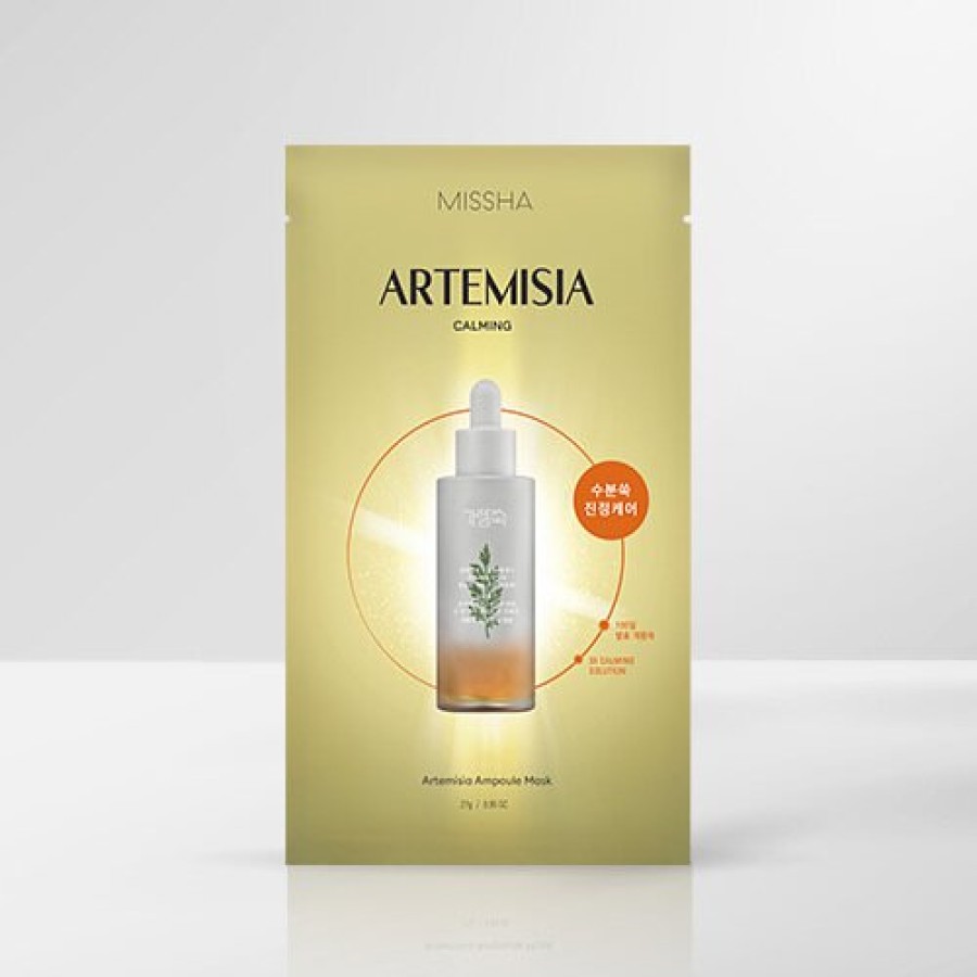 Skin Care Missha | Missha Artemisia Ampoule Mask 27G [5Pcs]