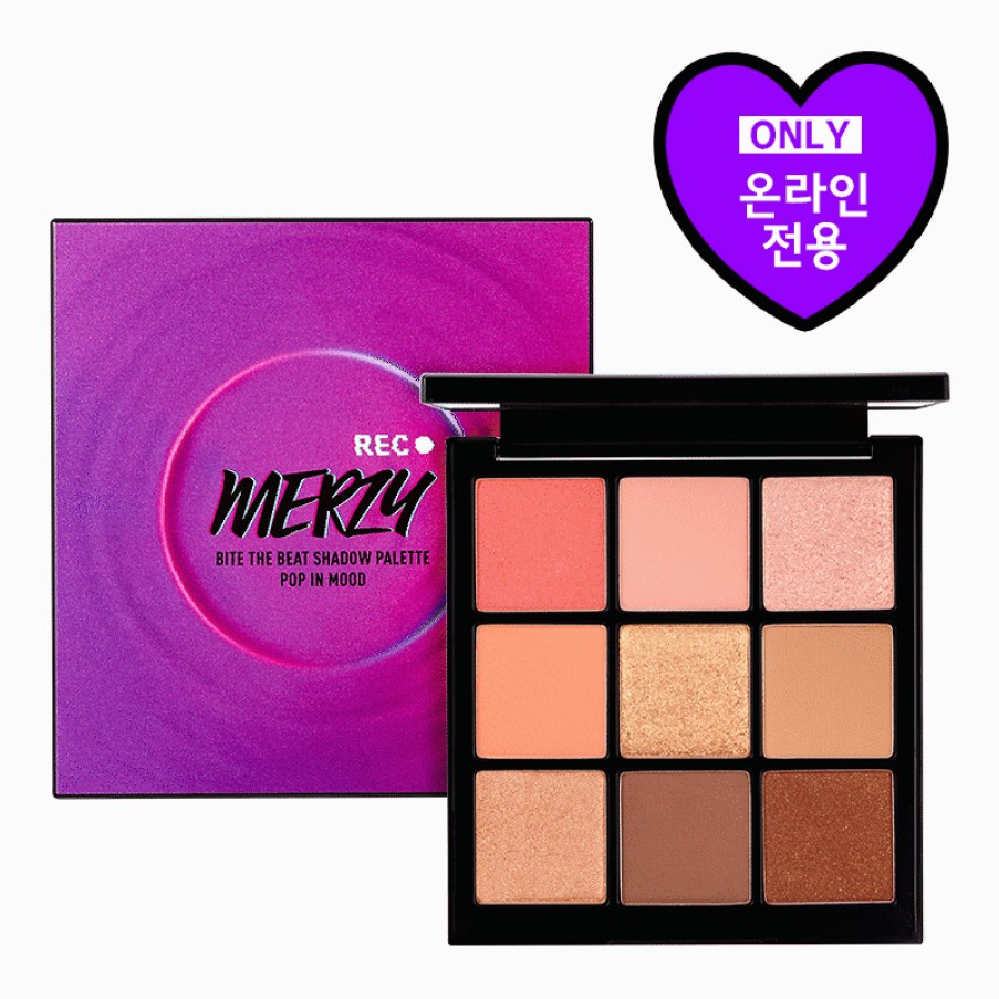 Cosmetics MERZY | Merzy Bite The Beat Shadow Palette - #Pop In Mood