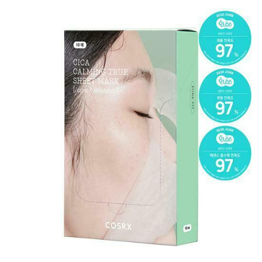 Skin Care COSRX | Cosrx Cica Calming True Sheet Mask [10Pcs]