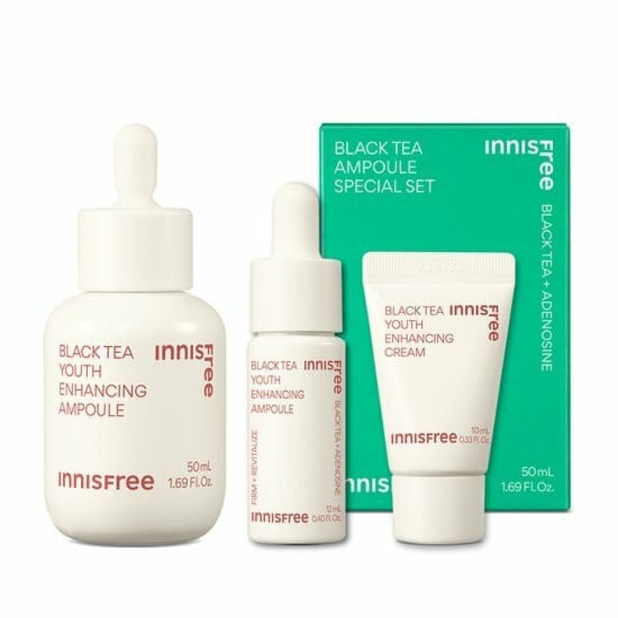 Skin Care Innisfree | Innisfree Black Tea Ampoule Special Set