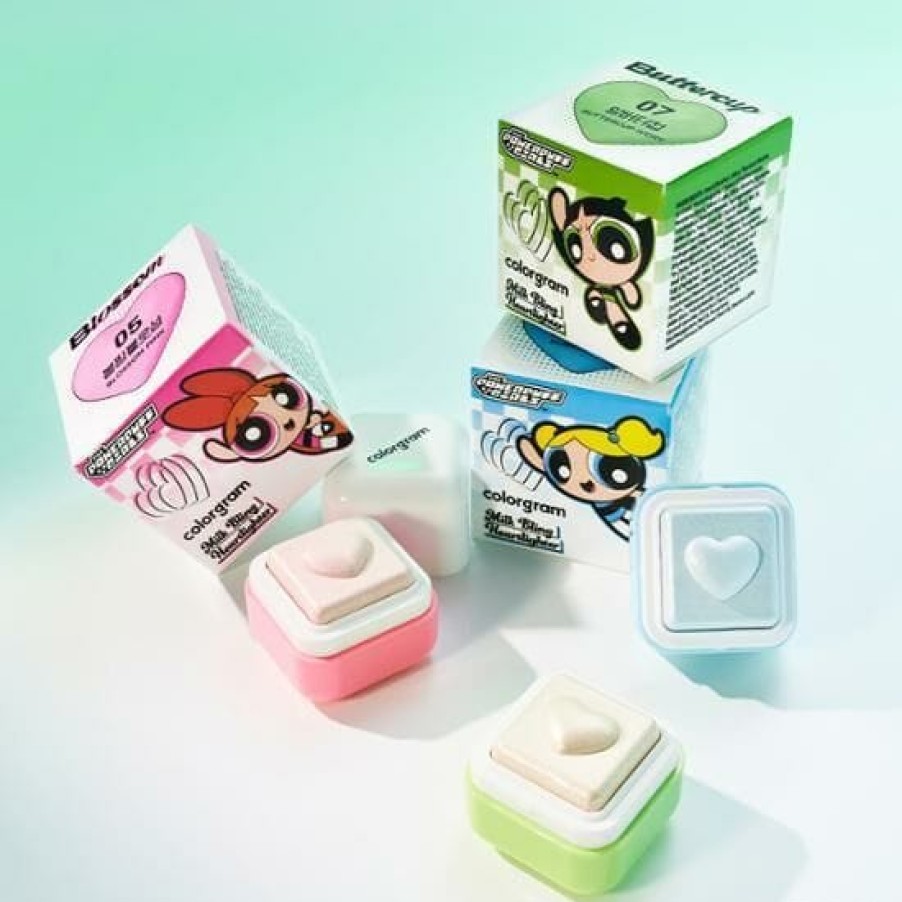 Cosmetics Colorgram | Colorgram X The Powerpuff Girls Milk Bling Heartlighter