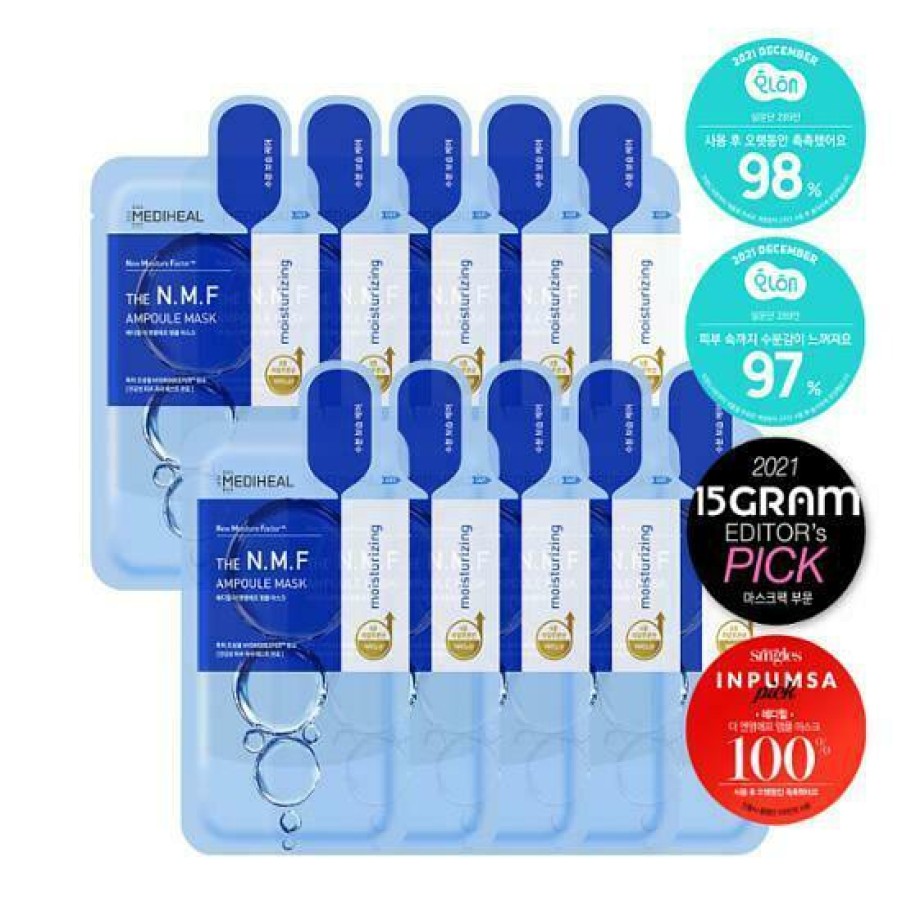 Skin Care Mediheal | Mediheal The N.M.F Ampoule Mask [10Pcs]