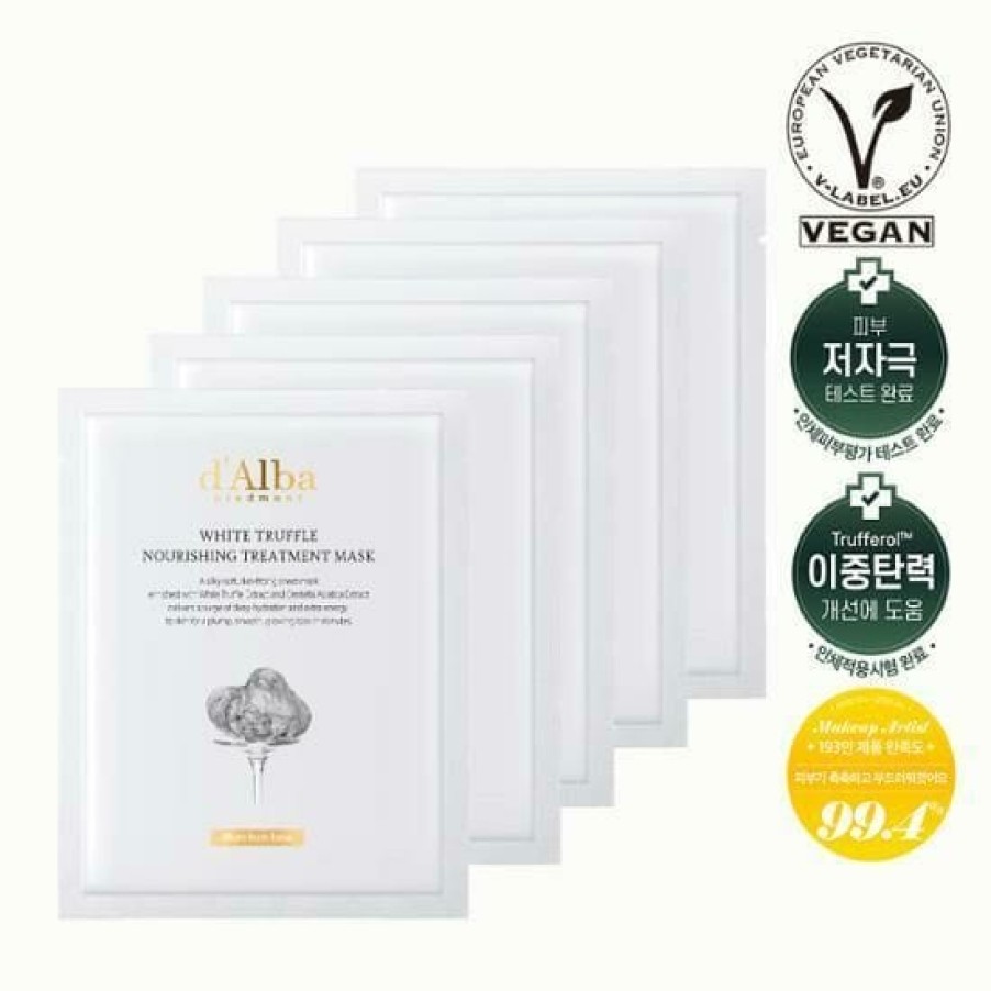 Skin Care d'Alba | D'Alba White Truffle Nourishing Treatment Mask [5Pcs]