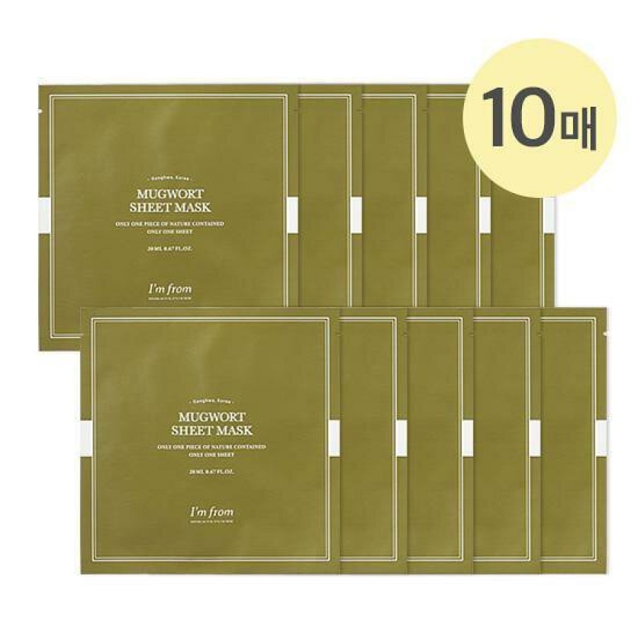 Skin Care I'm | I'M From Mugwort Sheet Mask [10Pcs]