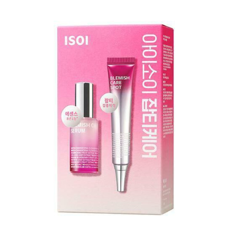 Skin Care isoi | Isoi Blemish Care Serum 20Ml & Spot 25Ml Duo Set [Olive