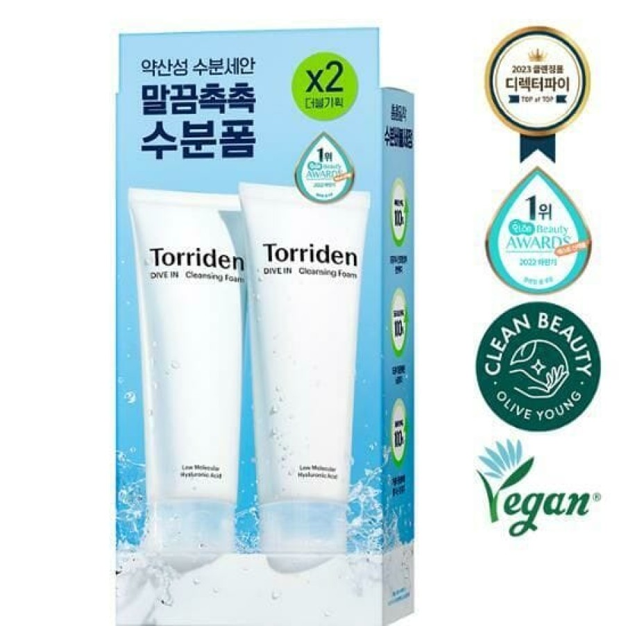 Skin Care Torriden | Torriden Dive-In Cleansing Foam 150Ml [Olive Young Doub