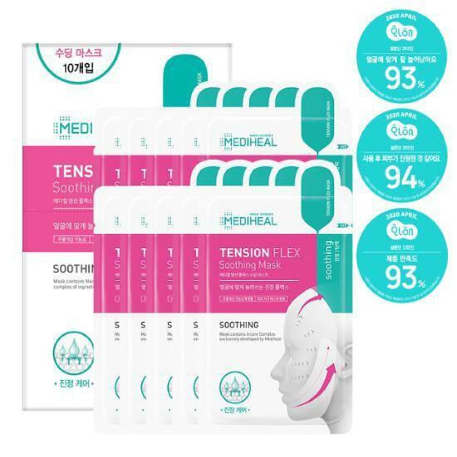 Skin Care Mediheal | Mediheal Tension Flex Soothing Mask [10Pcs]