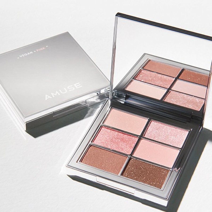 Cosmetics AMUSE | Amuse Eye Vegan Sheer Eye Palette - 02 Sheer Pink