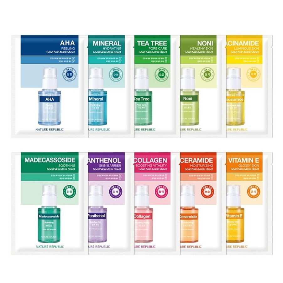 Skin Care Nature | Nature Republic Good Skin Mask Sheet [10Pcs]