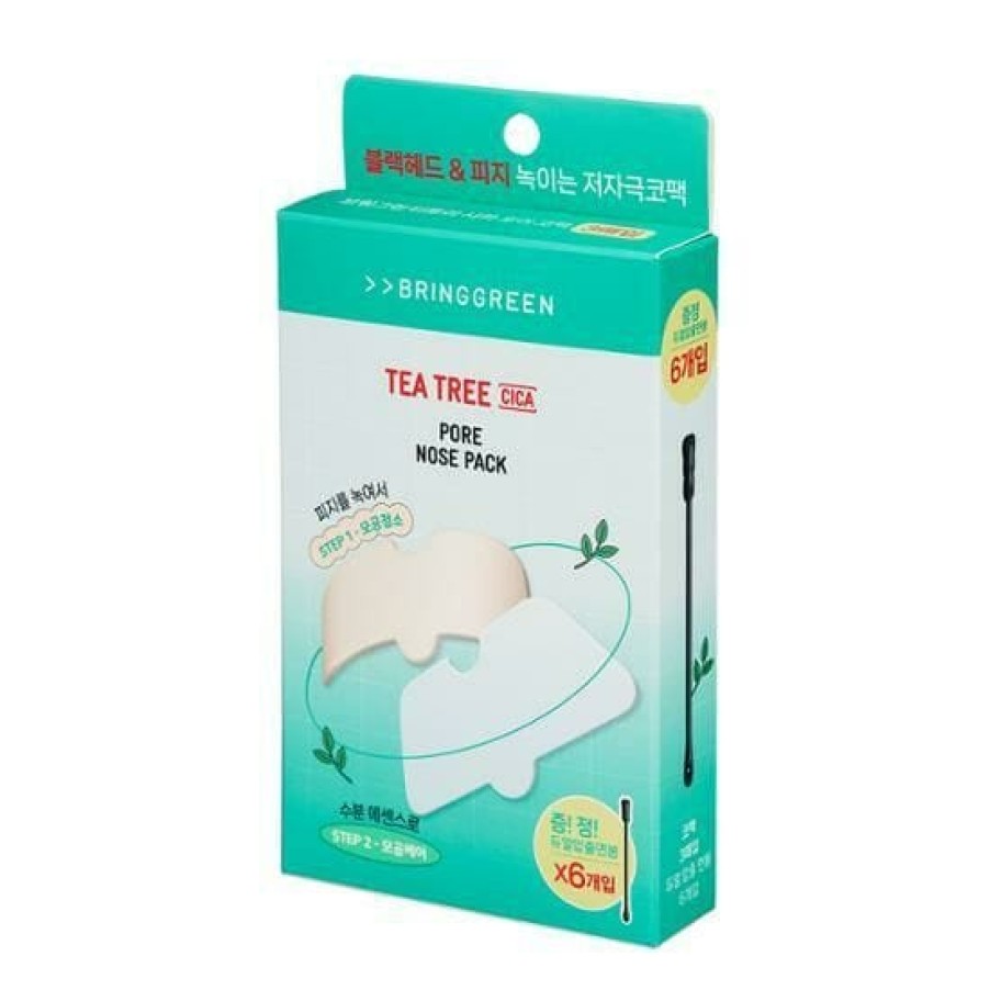 Skin Care Bring | Bring Green Tea Tree Cica Pore Nose Pack (3Set)