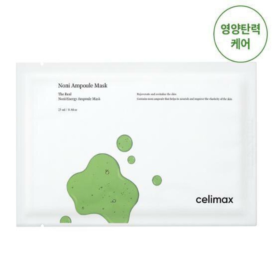 Skin Care Celimax | Celimax The Real Noni Energy Ampoule Mask [5Pcs]