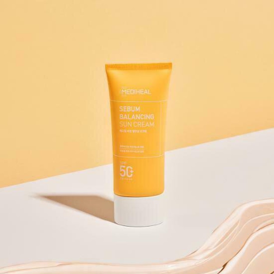 Skin Care Mediheal | Mediheal Sebum Balancing Sun Cream Spf50+ Pa++++ 50Ml [