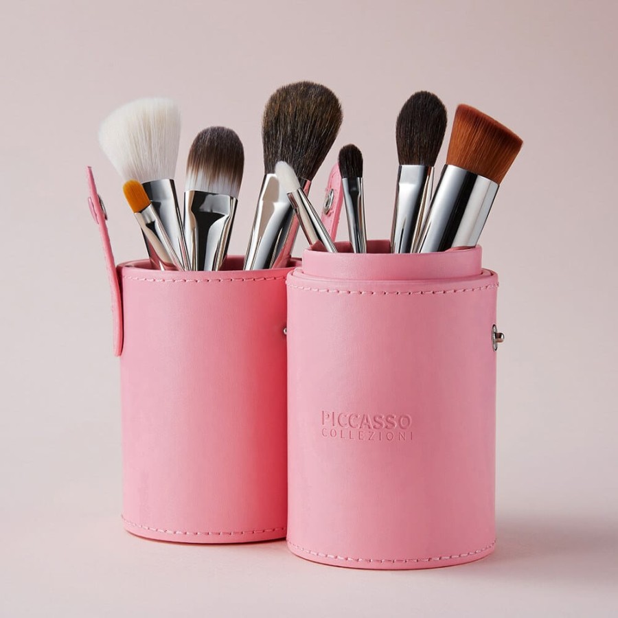 Cosmetics PICCASSO | Piccasso Collezioni Leather Cylinder Brush Case