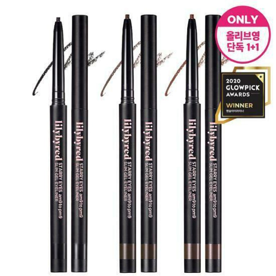 Cosmetics Lilybyred | Lilybyred Starry Eyes Am9 To Pm9 Slim Gel Eyeliner (Oli