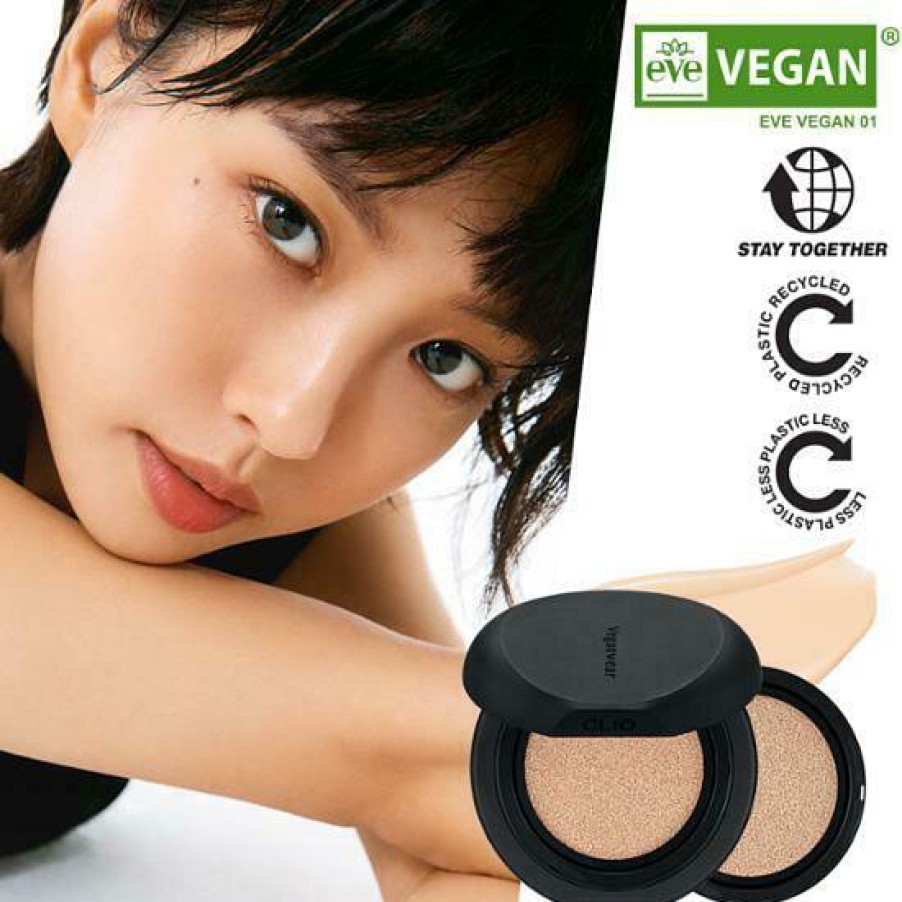 Cosmetics CLIO | Clio Veganwear Ceramide Velvet Cushion (With Refill)