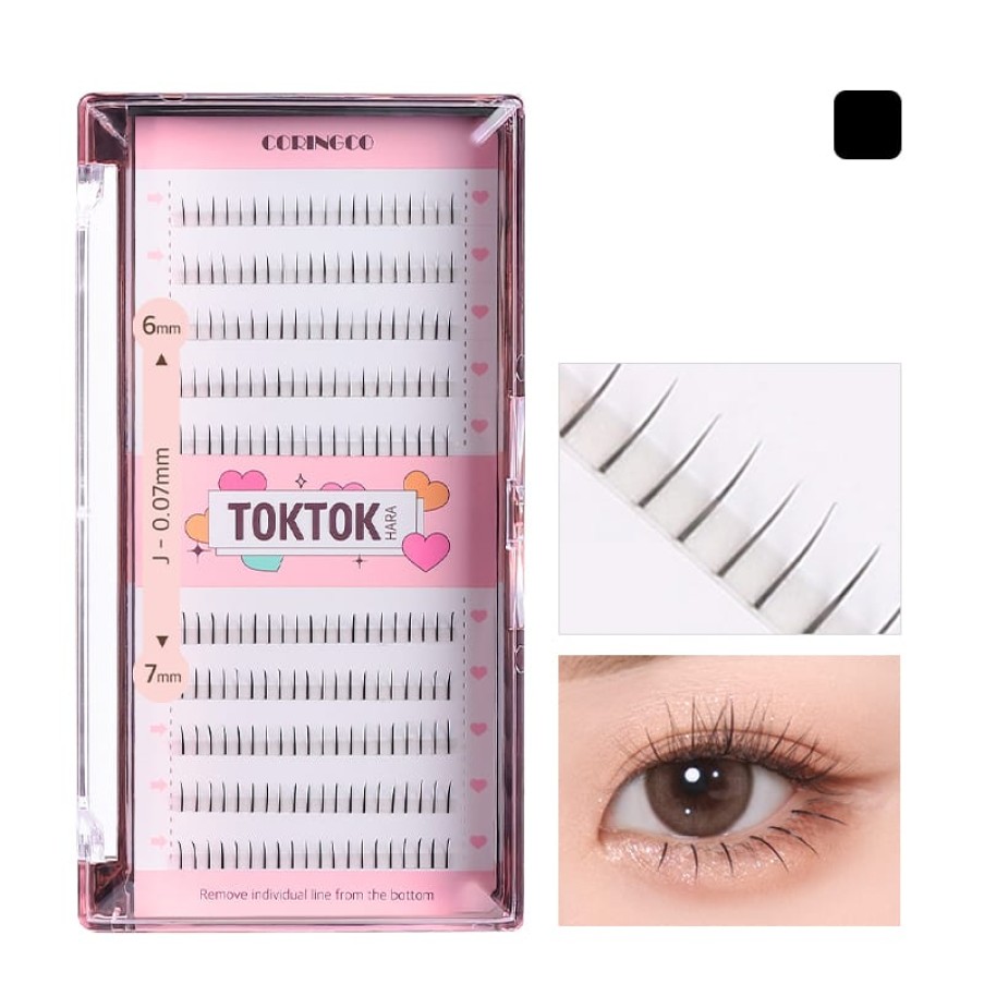 Cosmetics CORINGCO | Coringco Toktokhara Filter Under Eyelashes 6-7Mm (200Pc