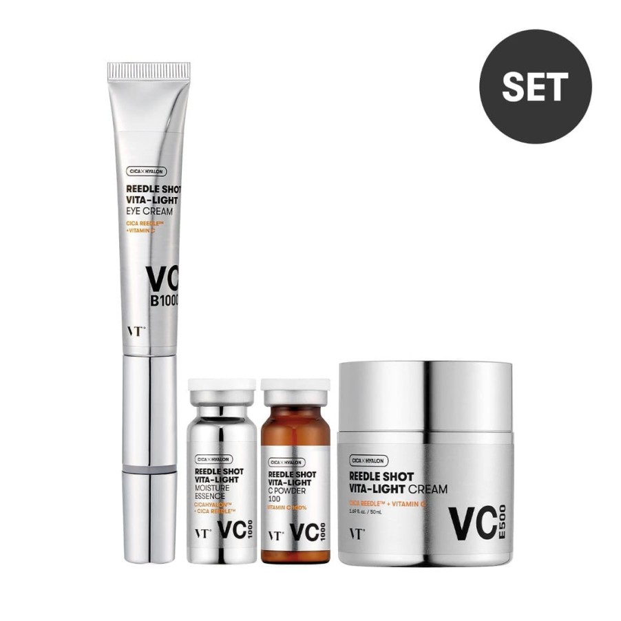 Skin Care VT | Vt Reedle Shot Vita-Light Toning Essence Vc1000 + Eye C