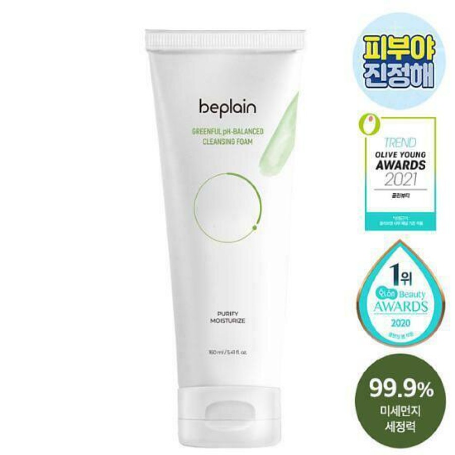 Skin Care BE | Be Plain Greenful Ph-Balanced Cleansing Foam 160Ml