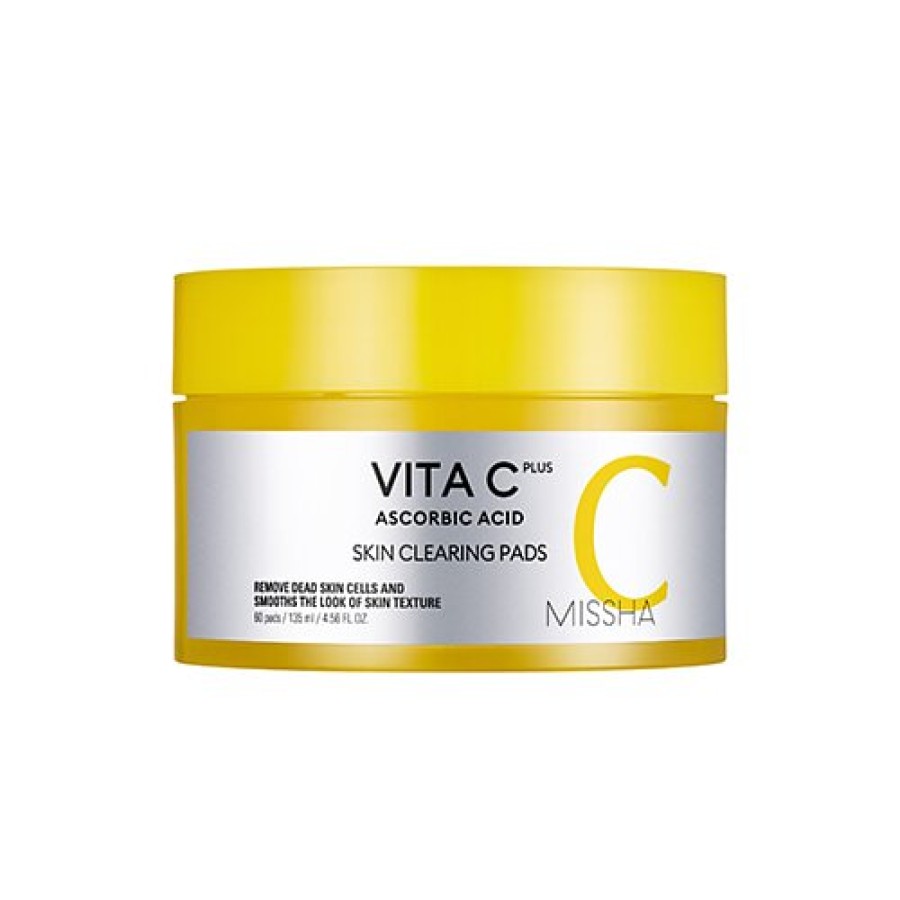 Skin Care Missha | Missha Vita C Plus Skin Clearing Pads [60 Sheets]