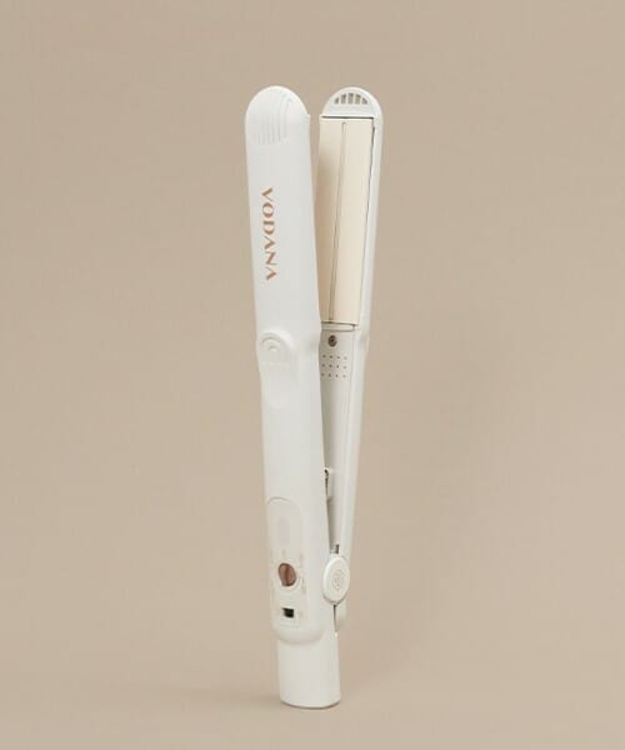 Hair Beauty VODANA | Vodana Soft Bar Flat Iron - Ivory Mood