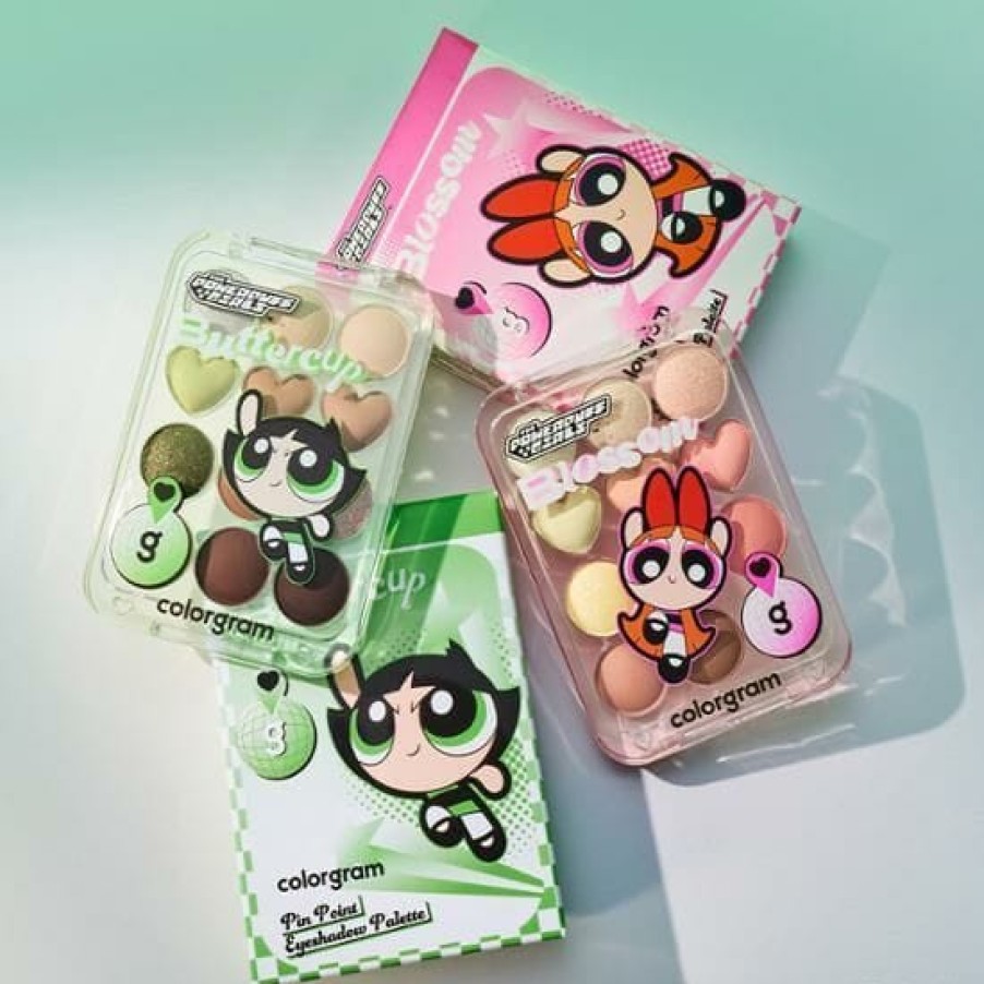 Cosmetics Colorgram | Colorgram X The Powerpuff Girls Pin Point Eyeshadow Pal