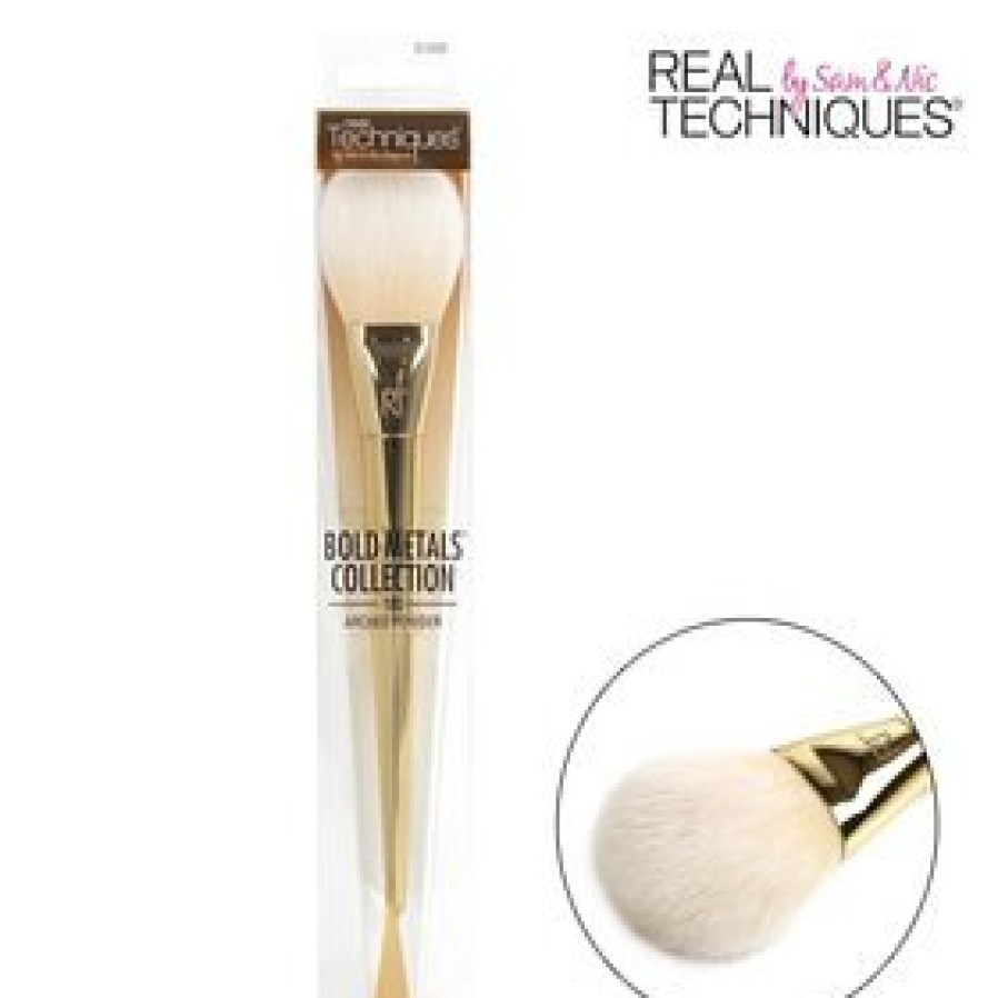 Cosmetics Real | Real Techniques Bold Metal Collection Powder Brush