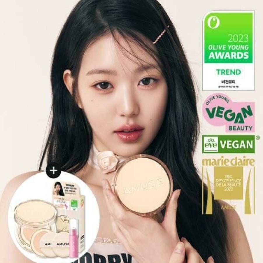 Cosmetics AMUSE | Amuse Dew Jelly Vegan Cushion Spf38 Pa+++ 15G [Olive Yo