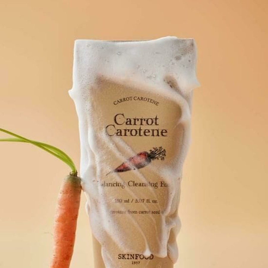 Skin Care SkinFood | Skinfood Carrot Carotene Balancing Cleansing Foam 150Ml