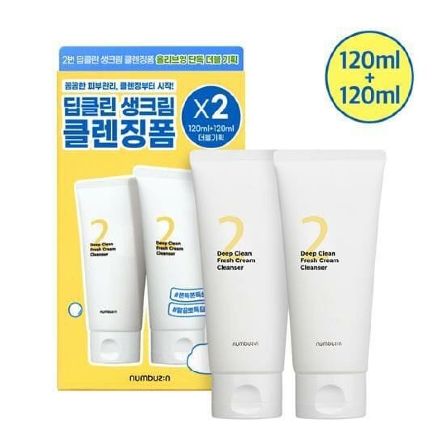 Skin Care Numbuzin | Numbuzin No.2 Deep Clean Fresh Cream Cleanser 120Ml [Ol