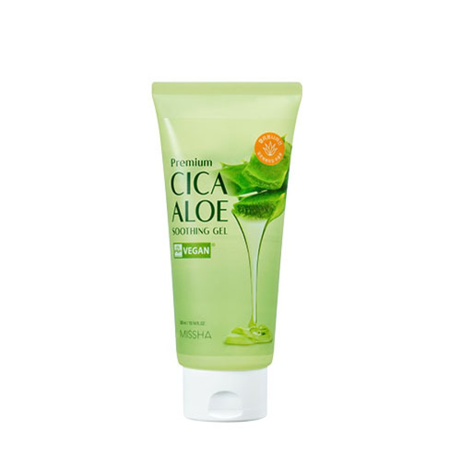 Skin Care Missha | Missha Premium Cica Aloe Soothing Gel 300Ml