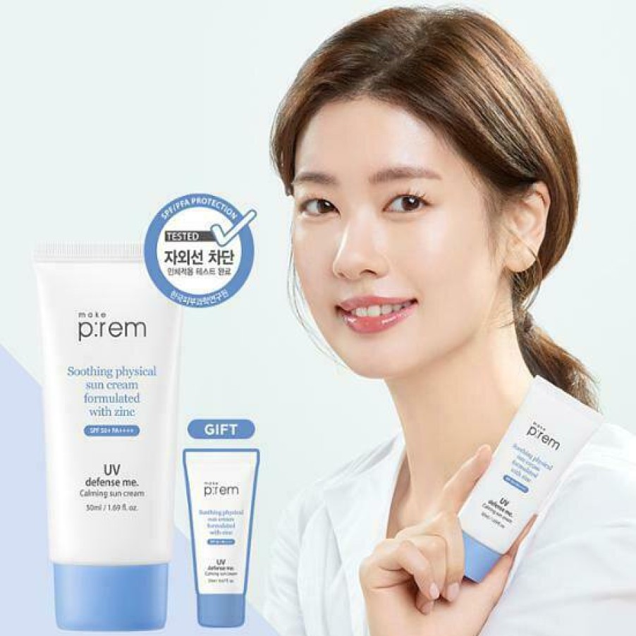 Skin Care Make | Make P:Rem Uv Defense Me. Calming Sun Cream Spf50+ Pa++