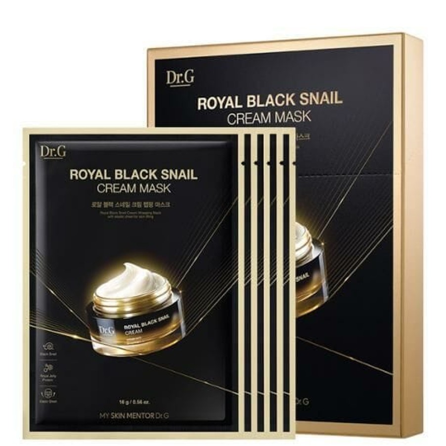 Skin Care Dr.G | Dr.G Royal Black Snail Mask [5Pcs]