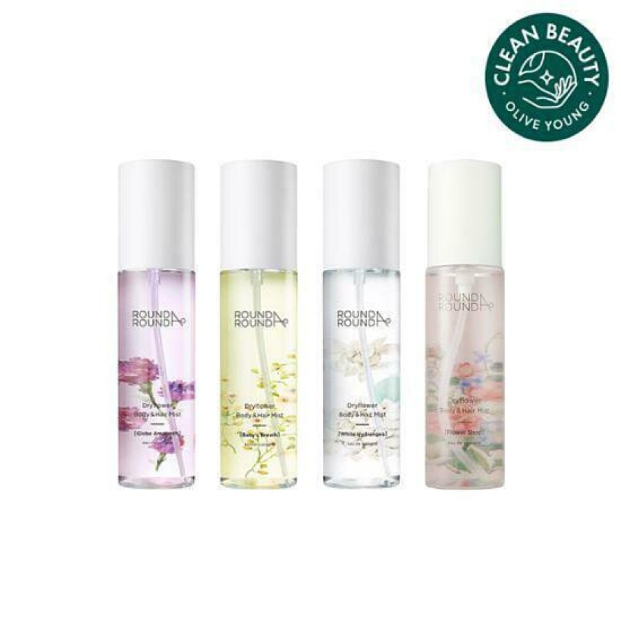 Cosmetics Round | Round A Round Dryflower Body & Hair Mist White Hydrangea